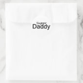 Sticker Rond Super papa (Sac)