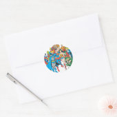 Sticker Rond Super Powers™ Collection 2 (Enveloppe)