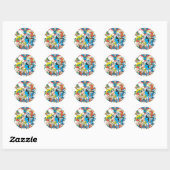 Sticker Rond Super Powers™ Collection 4 (Feuille)