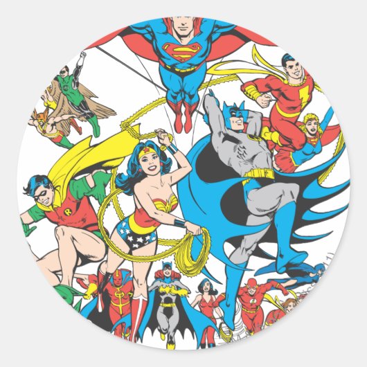 Sticker Rond Super Powers™ Collection 4 (Devant)
