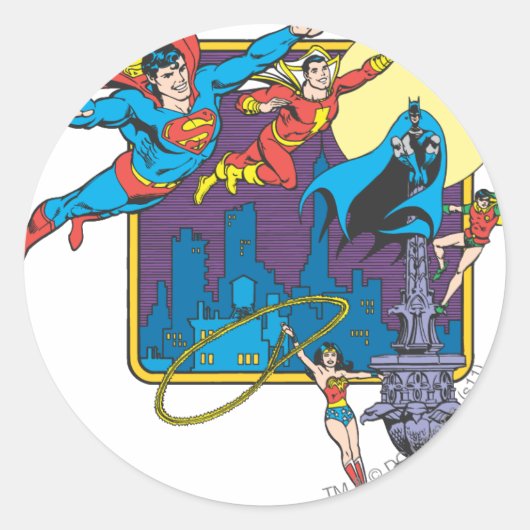 Sticker Rond Super Powers™ Collection 5 (Devant)