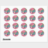 Sticker Rond Super Powers™ Collection 8 (Feuille)