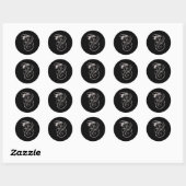 Sticker Rond Super serpent King Cobra (Feuille)