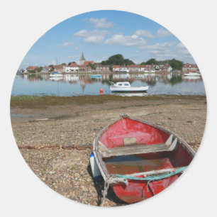 Sticker Rond Superbe Bosham Harbour Angleterre