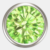 Sticker Rond Superbe Gem Peridot (Devant)