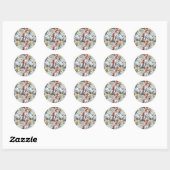 Sticker Rond Supergirl Comic Capteurs Motif 9 (Feuille)