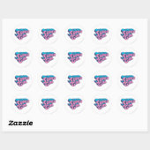 Sticker Rond Supergirl J-pop 10 (Feuille)