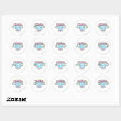 Sticker Rond Supergirl J-Pop 12 (Feuille)