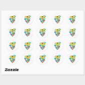 Sticker Rond Supergirl J-Pop 5 (Feuille)