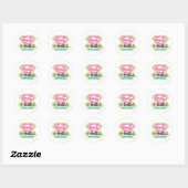 Sticker Rond Supergirl J-pop 6 (Feuille)