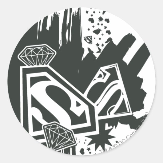 Sticker Rond Supergirl Keep it Fresh 2 (Devant)