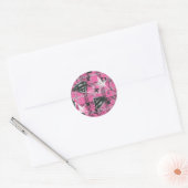 Sticker Rond Supergirl Pink SplatCarré (Enveloppe)