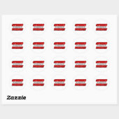 Sticker Rond Superhero...Psychologue (Feuille)
