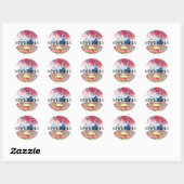 Sticker Rond Superman 28 (Feuille)