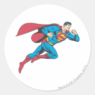 Sticker Rond Superman 64