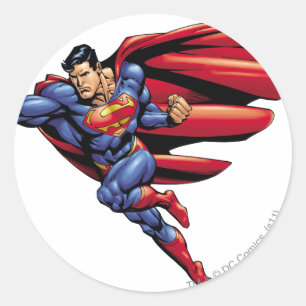 Sticker Rond Superman 73