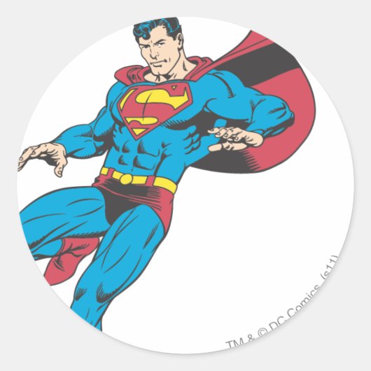 Sticker Rond Superman 85 (Devant)