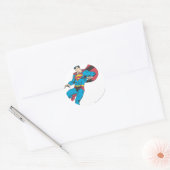 Sticker Rond Superman 85 (Enveloppe)