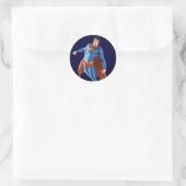 Sticker Rond Superman, en bas (Sac)
