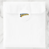 Sticker Rond Superman | Logo de nom classique (Sac)