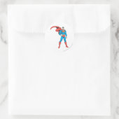 Sticker Rond Superman Poing 2 (Sac)