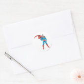 Sticker Rond Superman Poing 2 (Enveloppe)