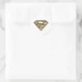 Sticker Rond Superman S-Shield | Logo Camouflage (Sac)