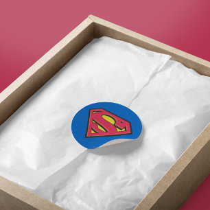Sticker Rond Superman S-Shield Logo classique