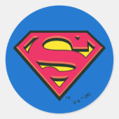 Sticker Rond Superman S-Shield | Logo classique (Devant)