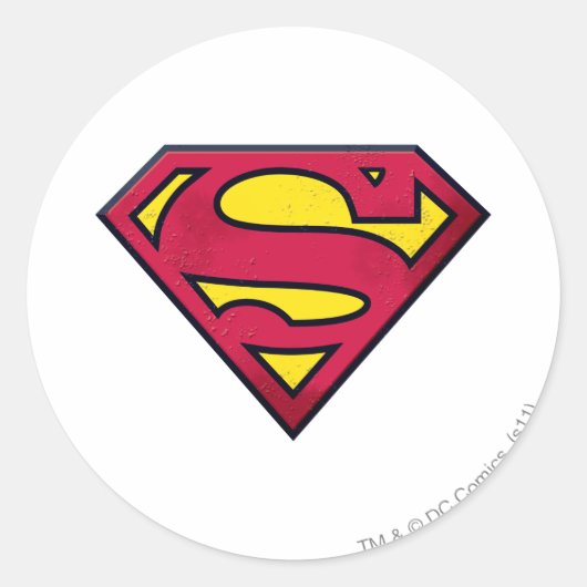 Sticker Rond Superman S-Shield | Logo de bord (Devant)