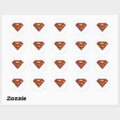 Sticker Rond Superman S-Shield | Logo Grunge (Feuille)