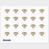 Sticker Rond Superman S-Shield | Logo Tan (Feuille)