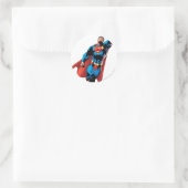 Sticker Rond Superman Soeurs (Sac)