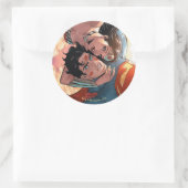 Sticker Rond Superman/Wonder Woman Couverture comique #11 Varia (Sac)