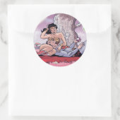Sticker Rond Superman/Wonder Woman Couverture comique #14 Varia (Sac)