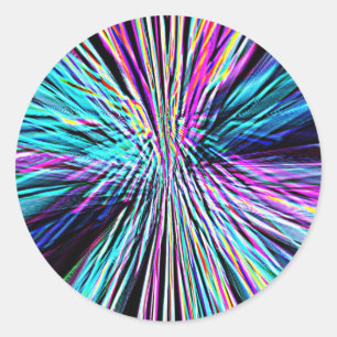 Sticker Rond Supernova recréée par Robert S. Lee