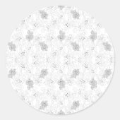 Sticker Rond Superposition de grille transparente – Texture PNG (Devant)