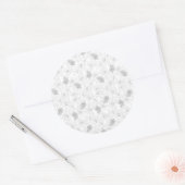 Sticker Rond Superposition de grille transparente – Texture PNG (Enveloppe)