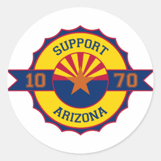 Sticker Rond Support Arizona