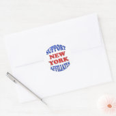 Sticker Rond Support des affiliés de New York (Enveloppe)