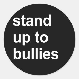 Sticker Rond support jusqu'aux despotes