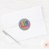 Sticker Rond Support Love (Enveloppe)