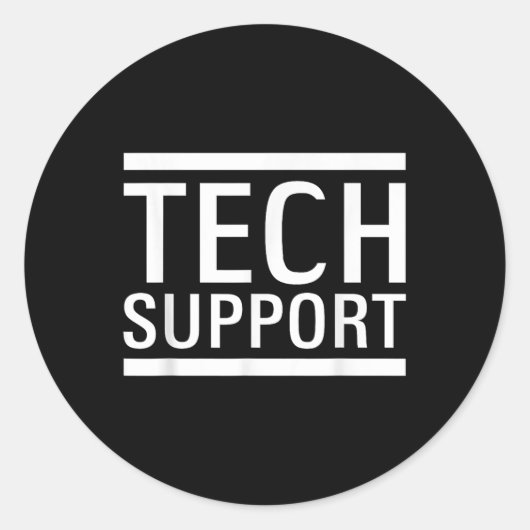 Sticker Rond Support technique Elon Doge (Devant)