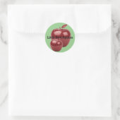 Sticker Rond Supprimer ou modifier des applets rouges de texte (Sac)