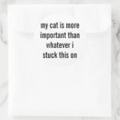 STICKER ROND SUPRÉMATIE DE LA CAT (Sac)