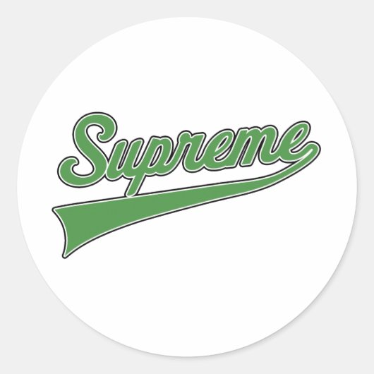 Sticker Rond Suprême (Devant)