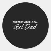 Sticker Rond Suprt Your Local Apparel  (Devant)