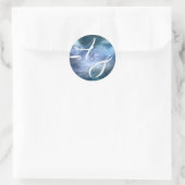Sticker Rond Sur Cloud Neuf Mariage (Sac)