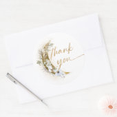 Sticker Rond Sur la Lune Boho Gold Dust & Nuds (Enveloppe)