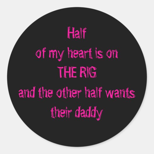 Sticker Rond Sur la plateforme (Devant)